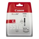 Canon originální ink CLI-551  XL GY, 6447B004, grey, blistr, 11ml, high capacity