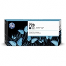 HP originální ink 3WX25A, HP 728, matte black, 130ml