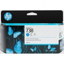 HP originální ink 498N5A, HP 738, cyan, 130ml