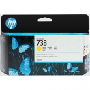 HP originální ink 498N7A, HP 738, žlutá, 130ml