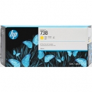 HP originální ink 676M8A, HP 738, yellow, 300ml