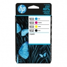 HP originální ink 6ZC71AE#LS1, HP 932/933, CMYK, multipack