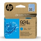 HP originální ink EvoMore 4K0U7NE#CE1, HP 924e, cyan, 800str.