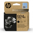 HP originální ink EvoMore 4K0V0NE#CE1, HP 924e, black, 1000str.