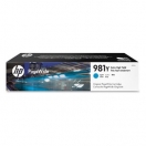 HP originální ink L0R13A, HP 981Y, cyan, 16000str., 185ml, extra high capacity