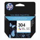 HP originální ink N9K05AE, HP 304, Tri-color, 100str., DOPRODEJ