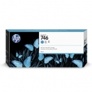 HP originální ink P2V80A, HP 746, cyan, 300ml