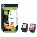 HP originální ink sada N9J71AE, HP 62, black/color, 200/165str., 4.4.2005ml, value pack