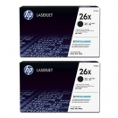 HP originální toner CF226XD, HP 26X, black, 18000 (2x9000)str., high capacity, dual pack, 2x930g