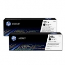 HP originální toner CF400XD, HP 201X, black, 5600 (2x2800)str., dual pack, 2x770g