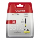 Náplň Canon CLI551Y XL - yellow, žlutá inkoustová kazeta