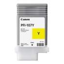 Náplň Canon PFI107Y, yellow, žlutá inkoustová náplň