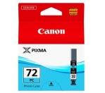 Náplň Canon PGI72PC - photo cyan, azurová inkoustová kazeta