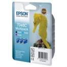 Náplň Epson C13T048C40 - cyan/magenta/yellow, azurová/purpurová/žlutá tisková kazeta