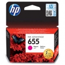 Náplň HP CZ111AE#BHK, HP č. 655 - magenta, purpurová inkoustová kazeta